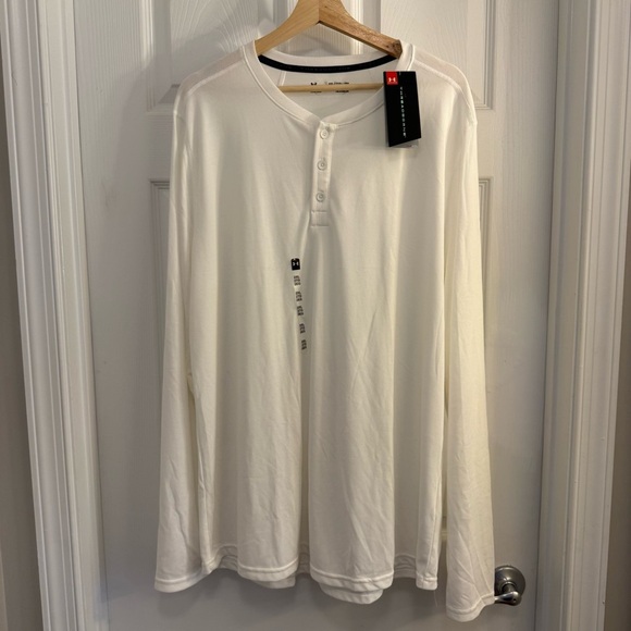 NWT Under Armour Threadborne Fitted Performance Henley - Picture 1 of 4